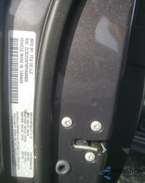 2023 Dodge Challenger R/T from USA, damaged, VIN 2C3CDZBT8PH688868